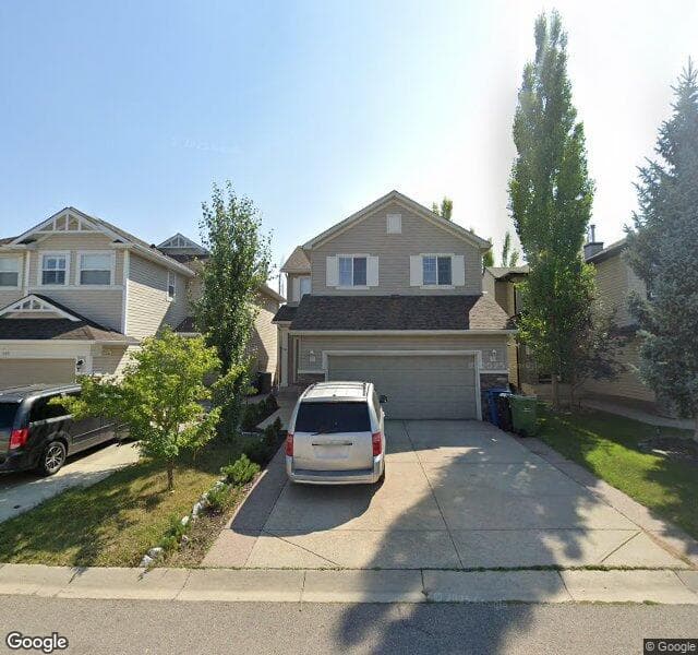 Street view of 136 Everwoods Close SW, Calgary