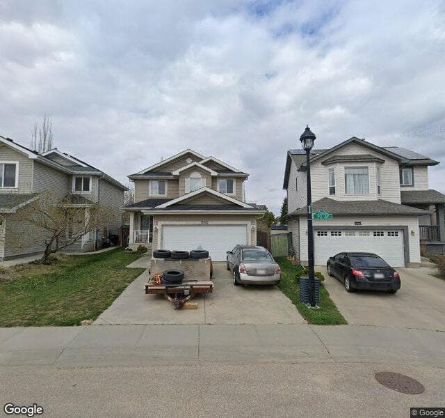 Street view of 20512 92 Avenue NW, Edmonton