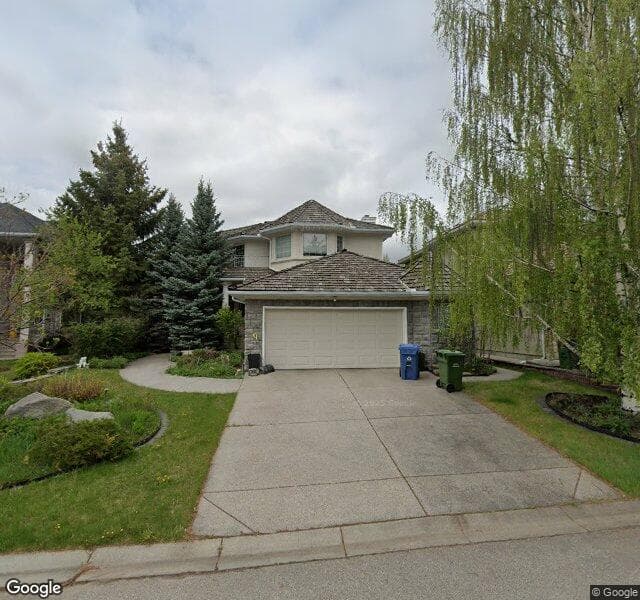 Street view of 1640 Evergreen Hill SW, Calgary