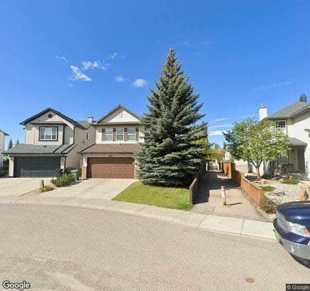 Street view of 156 Cranfield Park SE, Calgary