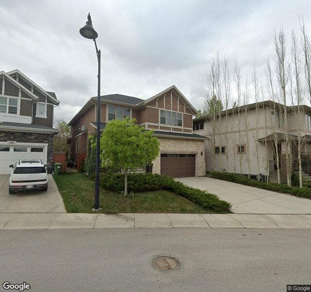Street view of 117 Evergreen Mount SW, Calgary