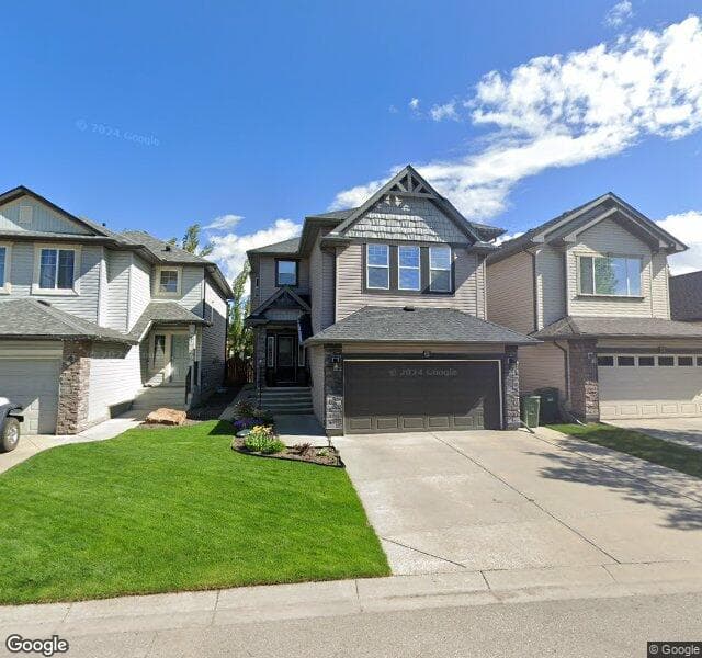 Street view of 61 Cranwell Green SE, Calgary