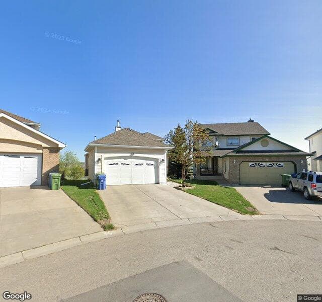 Street view of 124 Hidden Valley Landing NW, Calgary