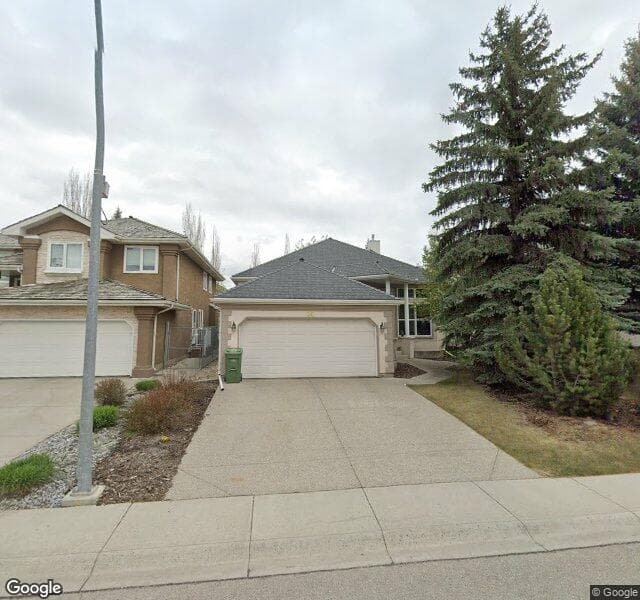 Street view of 36 Evergreen Manor SW, Calgary