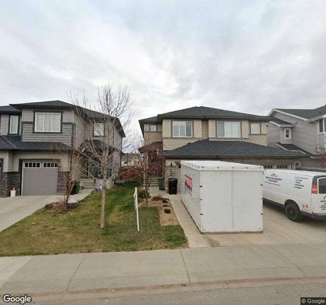 Street view of 8629 Cushing Place SW, Edmonton