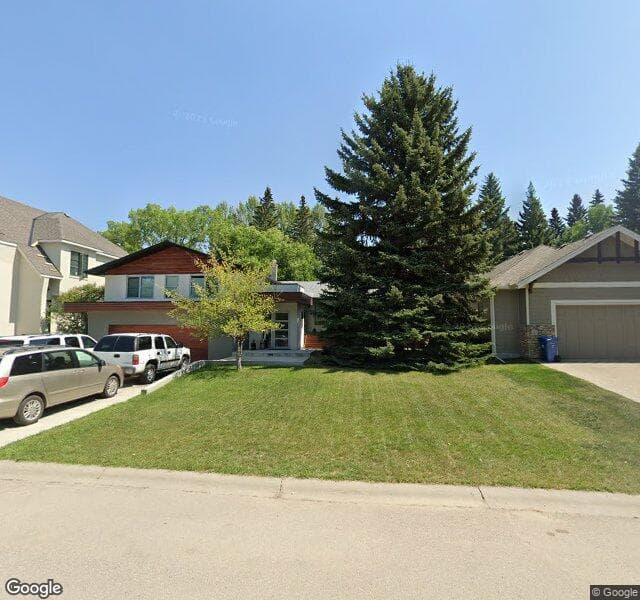 Street view of 6808 Livingstone Drive SW, Calgary