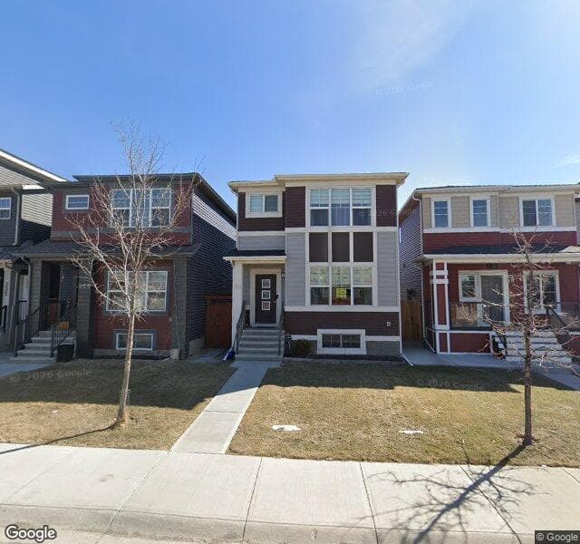 Street view of 324 Cornerstone Passage NE, Calgary