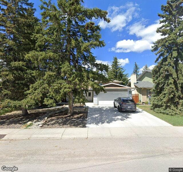 Street view of 5877 Dalcastle Drive NW, Calgary