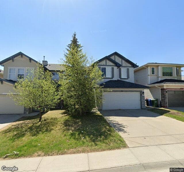 Street view of 236 Panamount Lane NW, Calgary