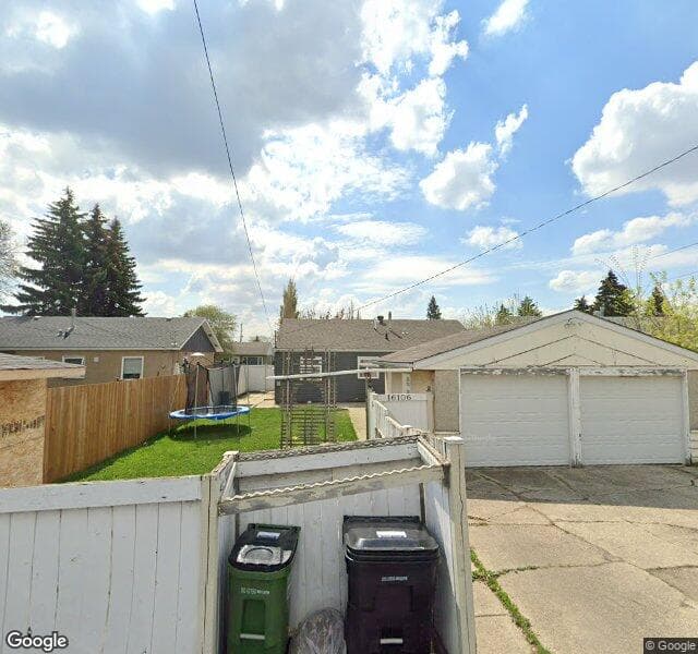 Street view of 16106 108 Avenue NW, Edmonton