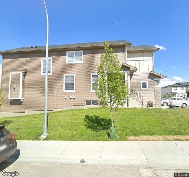 Street view of 44 Amblehurst Link NW, Calgary