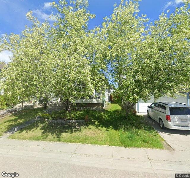 Street view of 224 Mount Aberdeen Circle SE, Calgary
