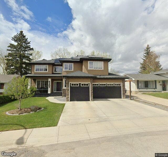 Street view of 6207 Dalsby Road NW, Calgary