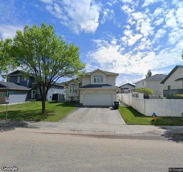 Street view of 16203 77 Street NW, Edmonton