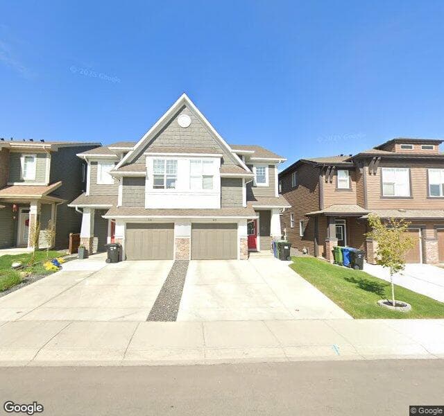 Street view of 83 Sage Bluff Heights NW, Calgary