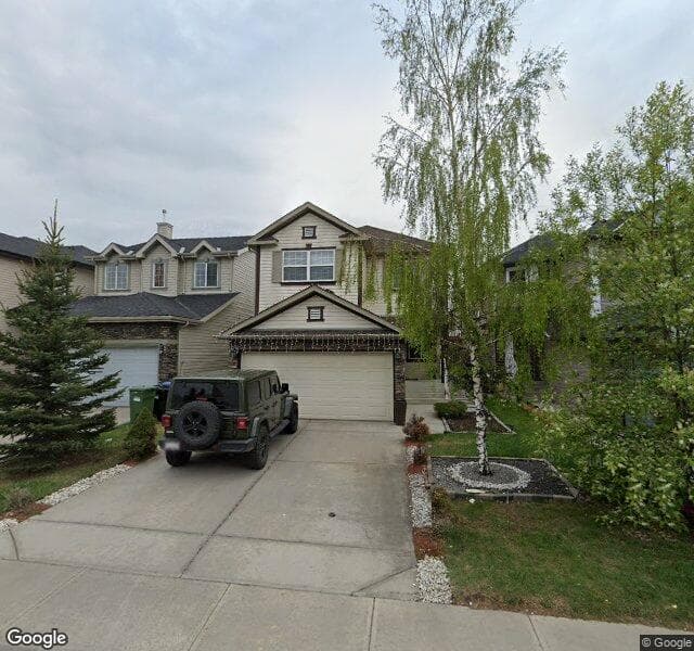Street view of 97 Bridleridge View SW, Calgary