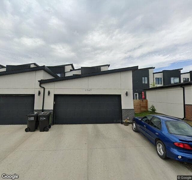 Street view of 7747 Yorke Mews NW, Edmonton