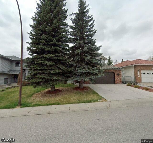 Street view of 1525 Evergreen Hill SW, Calgary