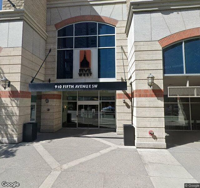 Street view of 808-910 5 Avenue SW, Calgary