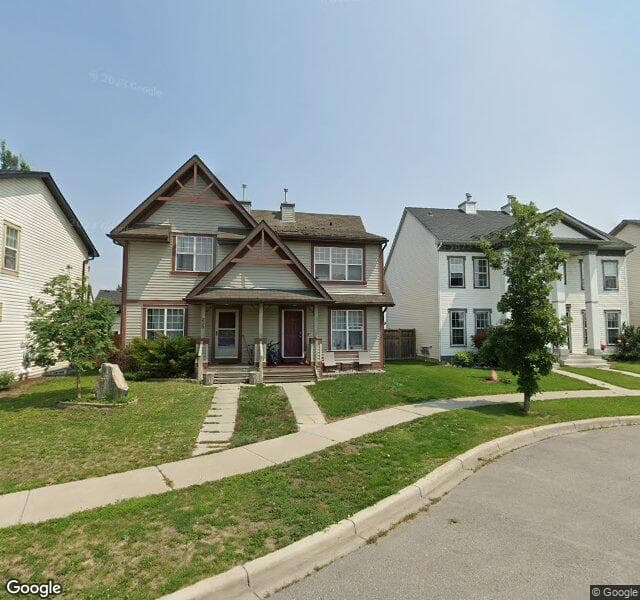Street view of 342 Elgin Point SE, Calgary