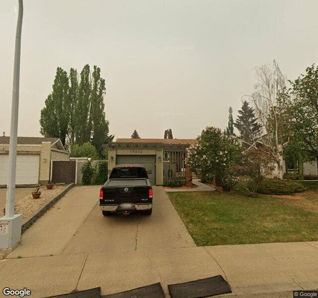 Street view of 15244 122 Street NW, Edmonton