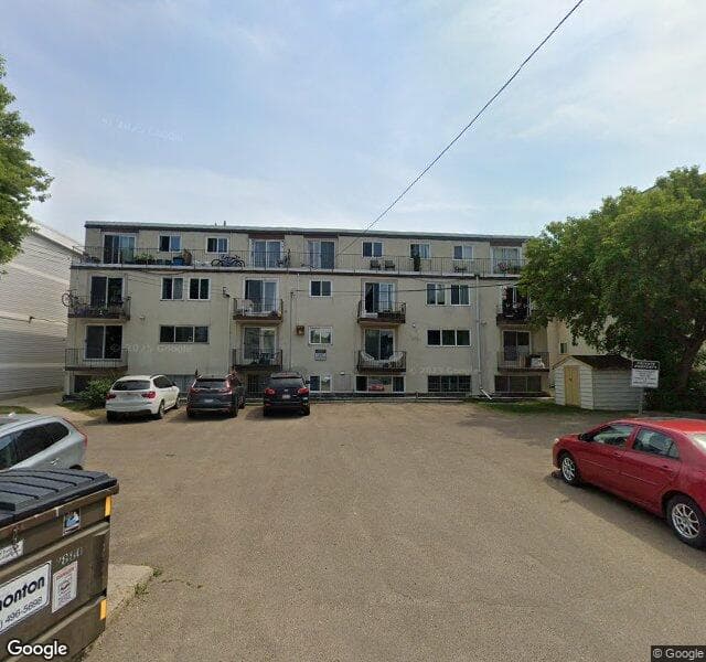 Street view of 8-10616 123 Street NW, Edmonton