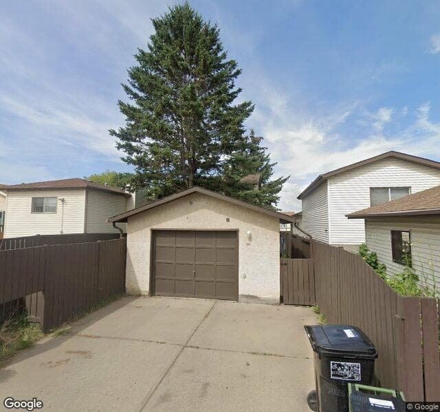 Street view of 15707 84 Street NW, Edmonton