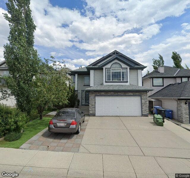 Street view of 216 Sienna Park Drive SW, Calgary