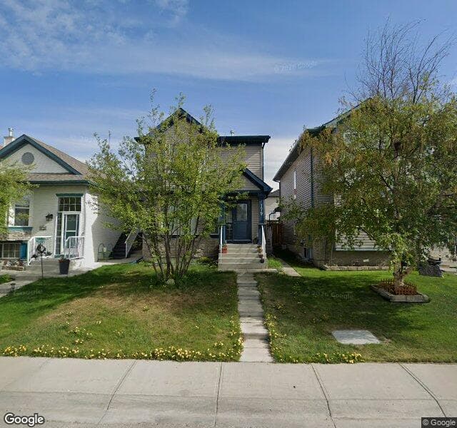 Street view of 179 Taravista Street NE, Calgary