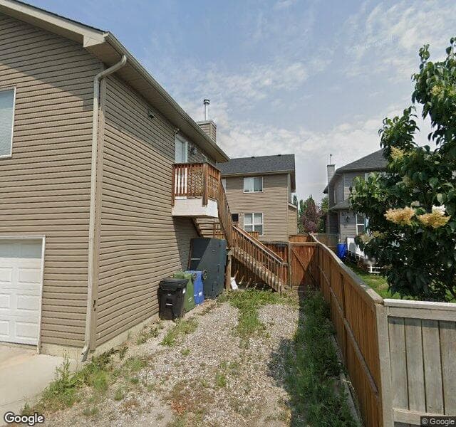 Street view of 48 Prestwick Manor SE, Calgary