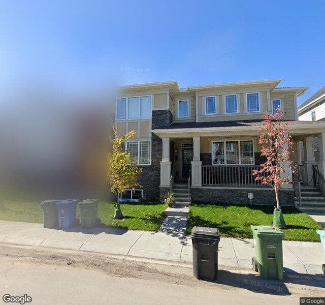 Street view of 182 Yorkville Green SW, Calgary