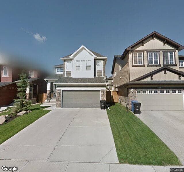 Street view of 302 Silverado Bank Circle SW, Calgary