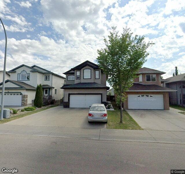 Street view of 16217 55 Street NW, Edmonton