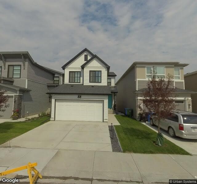 Street view of 88 Rowmont View NW, Calgary