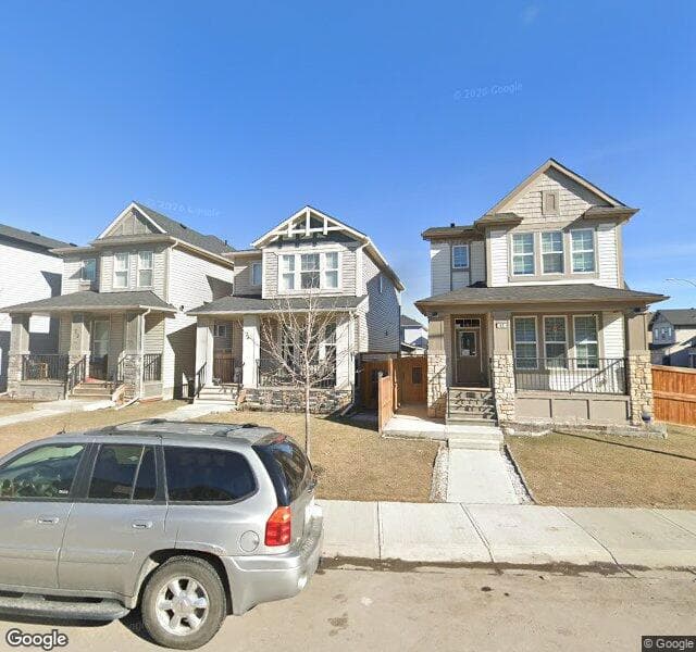 Street view of 76 Cornerbrook Way NE, Calgary