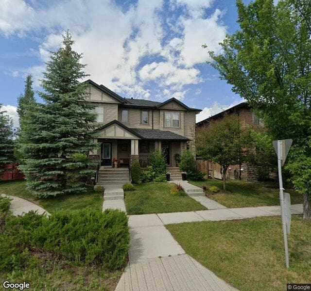 Street view of 189 Chaparral Valley Drive SE, Calgary