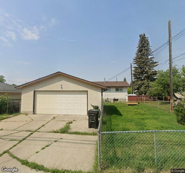 Street view of 13511 87 Street NW, Edmonton