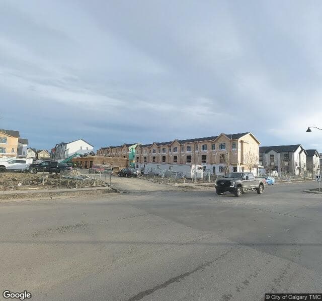 Street view of 16-903 Mahogany Boulevard SE, Calgary