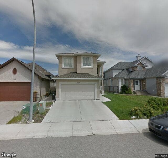 Street view of 218 Everglade Way SW, Calgary