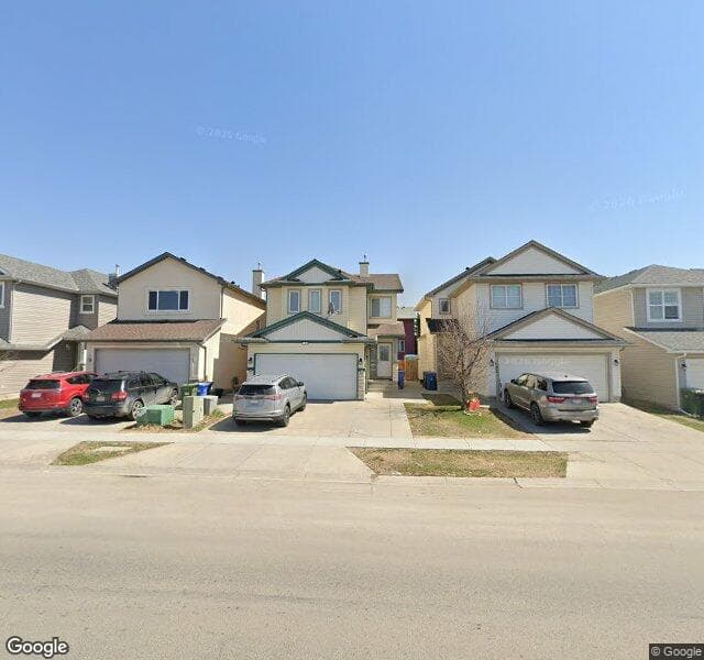 Street view of 136 Saddlecrest Boulevard NE, Calgary