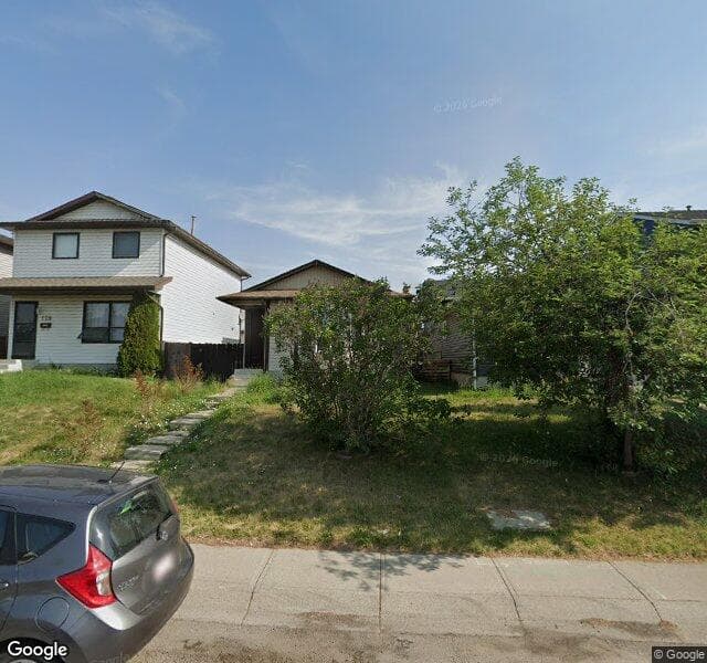 Street view of 124 Tararidge Close NE, Calgary