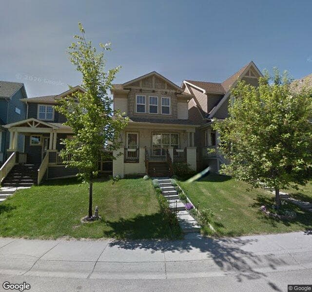 Street view of 111 New Brighton Landing SE, Calgary