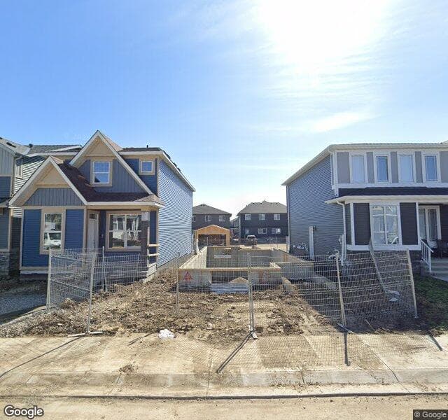 Street view of 21467 Sheriff King Street SW, Calgary