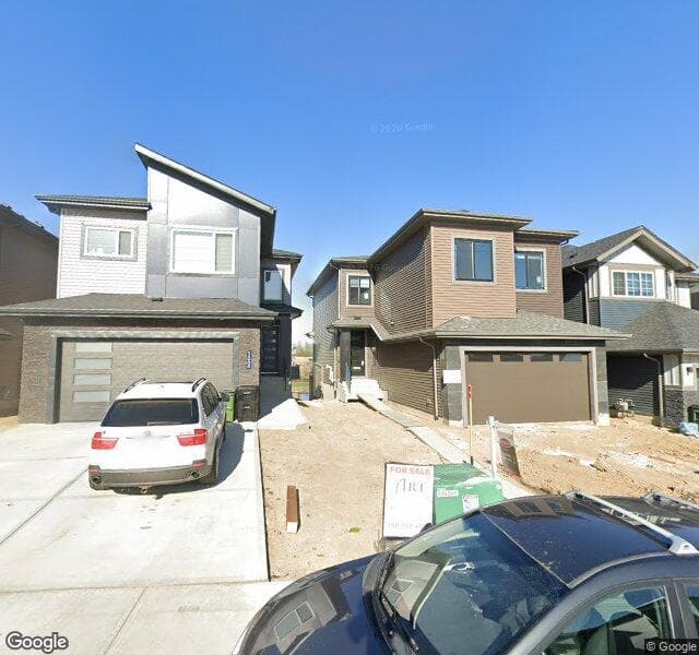 Street view of 2008 Flycatcher Point NW, Edmonton