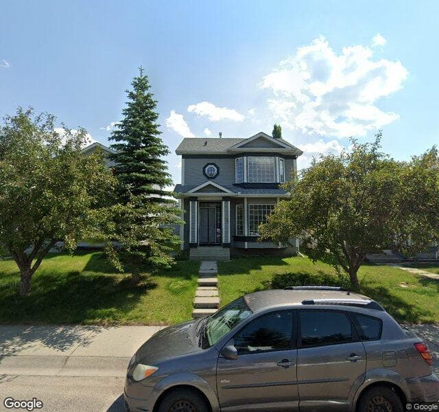 Street view of 33 River Rock Road SE, Calgary