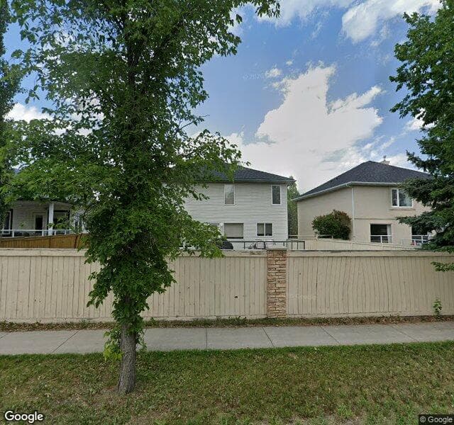 Street view of 22 Simcoe Crescent SW, Calgary