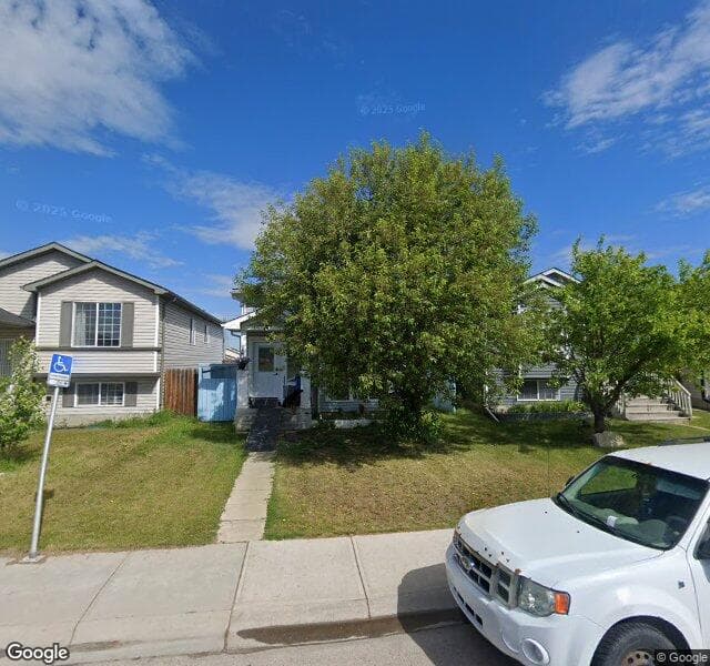 Street view of 445 Martindale Drive NE, Calgary