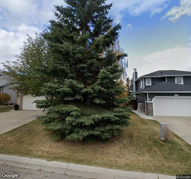 Street view of 105 Straddock Crescent SW, Calgary
