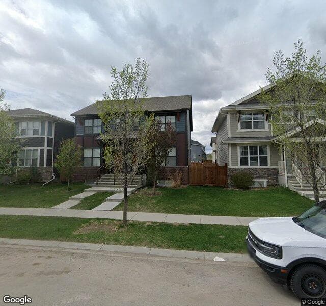 Street view of 918 Mahogany Boulevard SE, Calgary