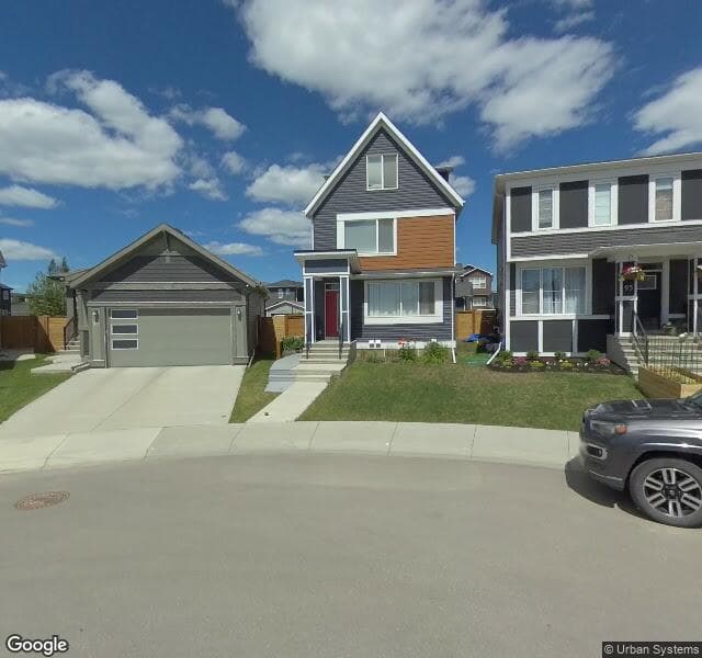 Street view of 91 Seton Heath SE, Calgary